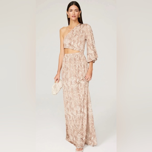 L’AGENCE Fontana One Shoulder DRESS